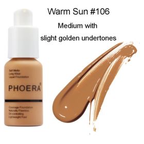 Explosive Press Type Oil Control Natural Color Matte Concealer Foundation Cream (Option: 106 3 pcs)